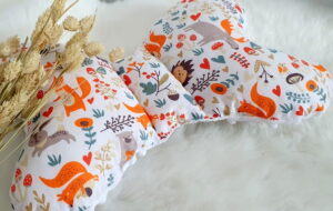 Schmetterlingskissen Baby Waldtiere