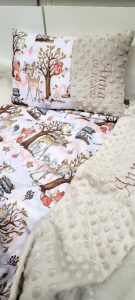 Babydecke Set in Beige