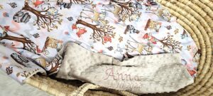 Babydecke boho beige