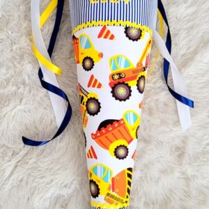 Schultüte Bagger personalisiert