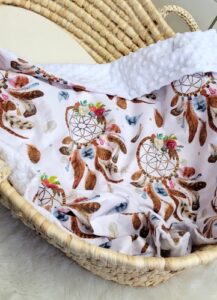 Babydecke mit Traumfänger