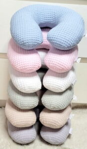 Nackenkissen Reisekissen in Pastellfarben