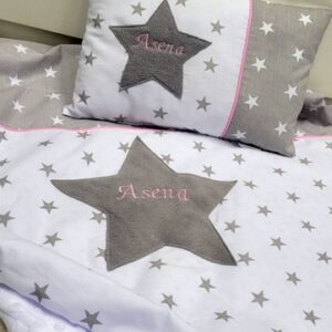 Babydecke mit Kissen Set