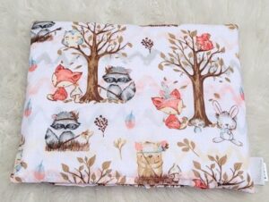 Flachkissen personalisiert Waldtiere