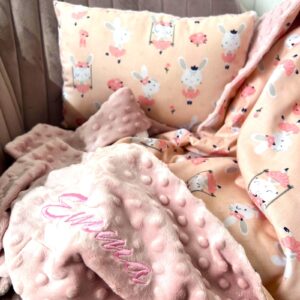 Babydecke Kissen Set personalisiert