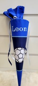 Schultüte Fußball blau