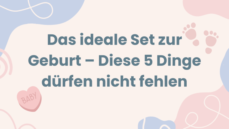 Set zur Geburt