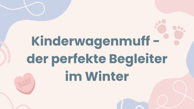 Kinderwagenmuff