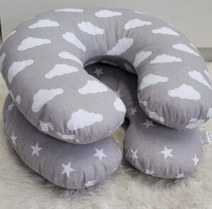 Nackenkissen mit Wolken