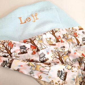 Babydecke Boho Waldtiere