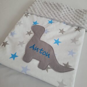 Babydecke mit Dino 