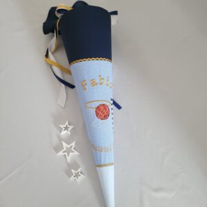 Schultüte blau 